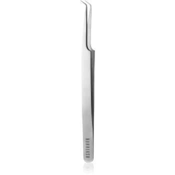 Nanolash Eyelash Tweezers L Shape instrument pentru aplicarea genelor false - imagine 2